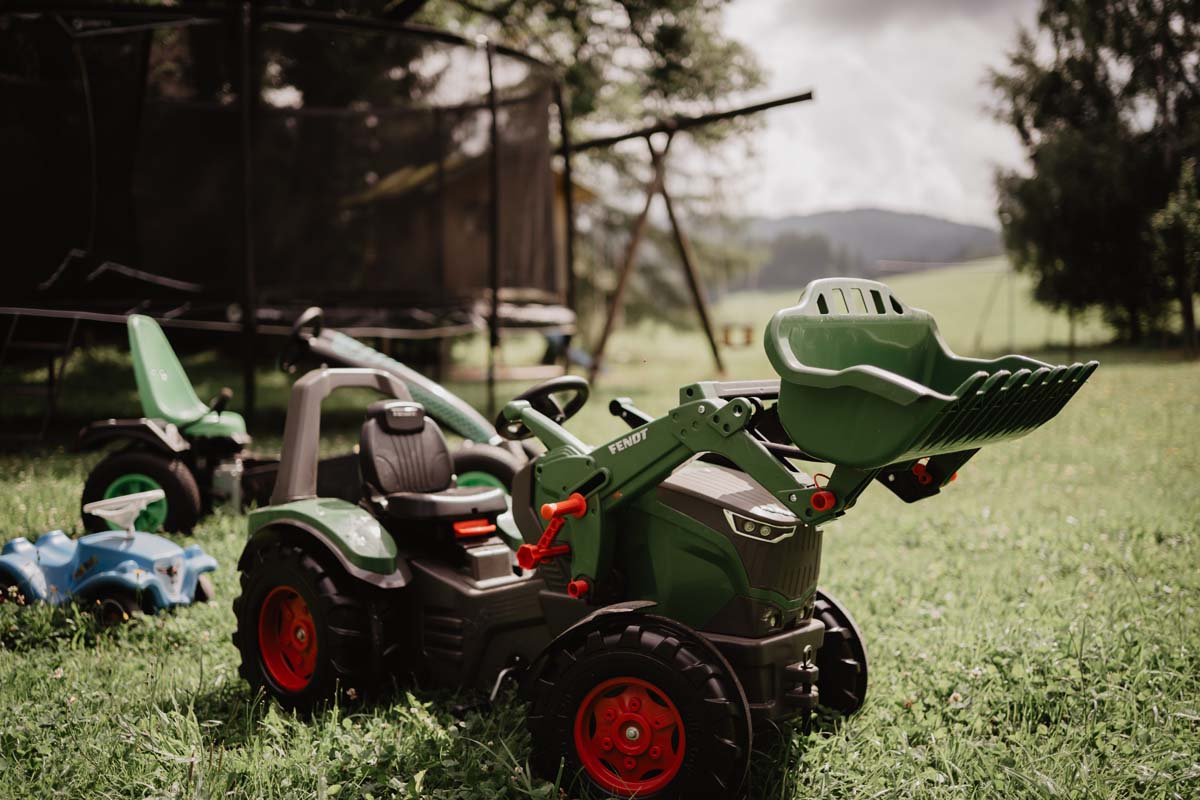 Spiel und Spaß Erlebnisbox: die Fahrzeuge